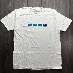 Vintage Labatt Blue Beer T Shirt XL White Extra Large Out of Blue Party